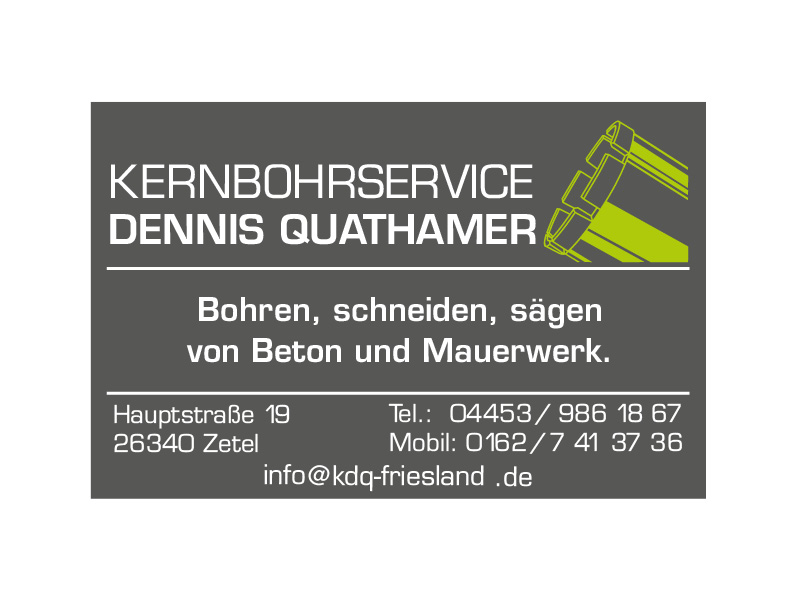 Junhaie Sponsor Kernbohrsysteme Quathammer